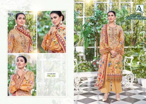 Alok Suit Shobia Nazir Lawn Collection 1236-004 Price - 849