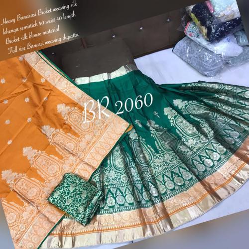 BR Lehenga Banarasi Weaving BR-2060-J Price - 2065