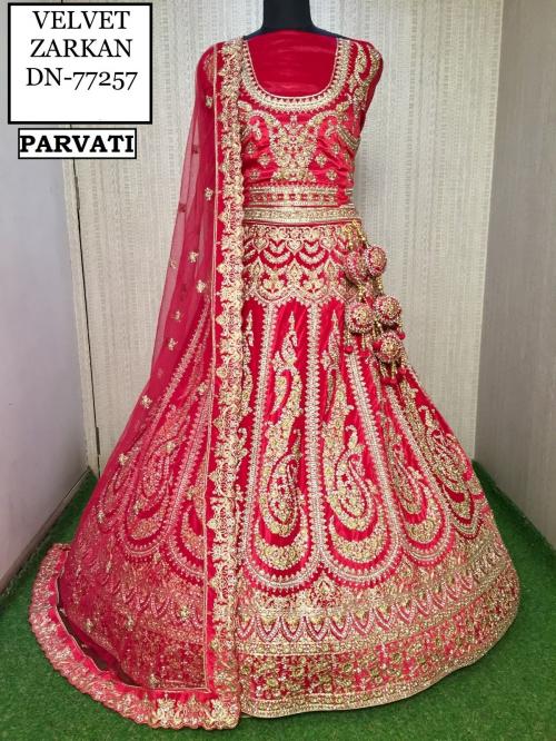 Parvati Designer Lehenga 77257-C Price - 12695