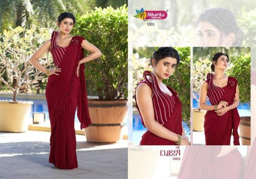 Niharika Fashion Ready To Wear Sarees 1001 Price - 2075