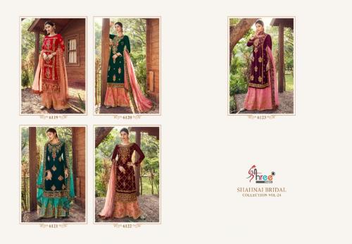 Shree Fabs Shehnai Bridal Collection 6119-6123 Price - 9495