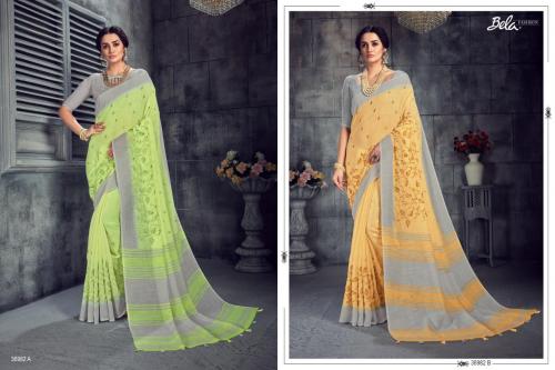 Bela Saree Emerald 36982 AB Price - 2054