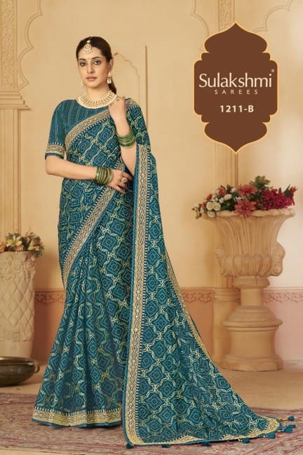 Sulakshmi Saree 1211-B Price - 2300