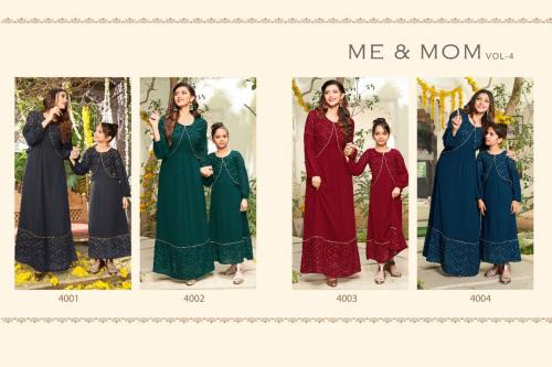 Banwery Me & Mom 4001-4004 Price - Combo Rate :-4596, Mother :-2800, Daughter:-2400	