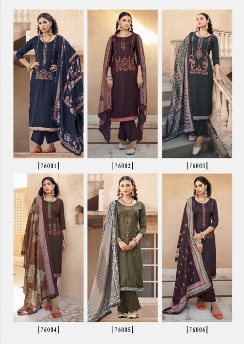 Radhika Fashion Sumyra Kashmiri Shawl 76001-76006 Price - 4260