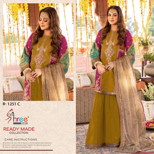 SHREE FAB READY MADE COLLECTION R-1251-C Price - 2100