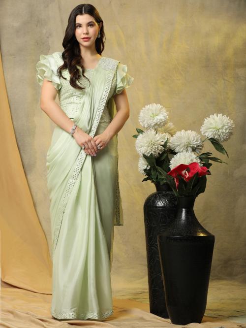 Aamoha Trendz Ready To Wear Designer Saree 265-C Price - 3695