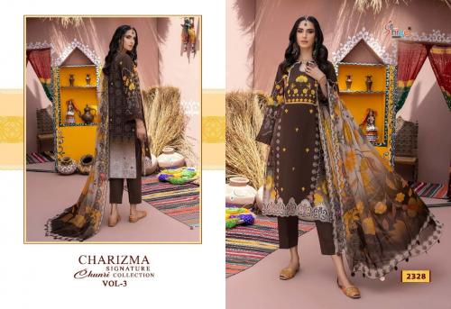 Shree Fab Charizma Signature Chunri Collection 2328 Price - Chiffon Dup-749, Cotton Dup-800