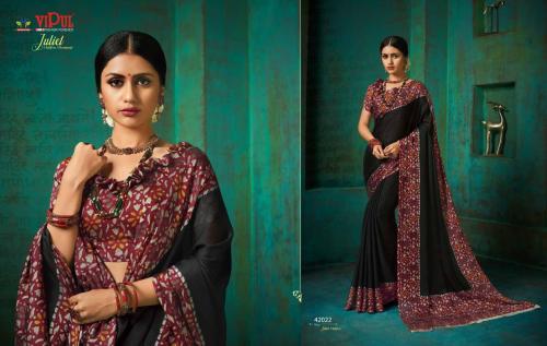 Vipul Saree Juliet Chiffon Diamond 42022 Price - 716