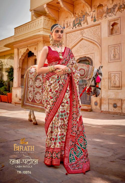 Trirath Labh Patola 10074 Price - 1075