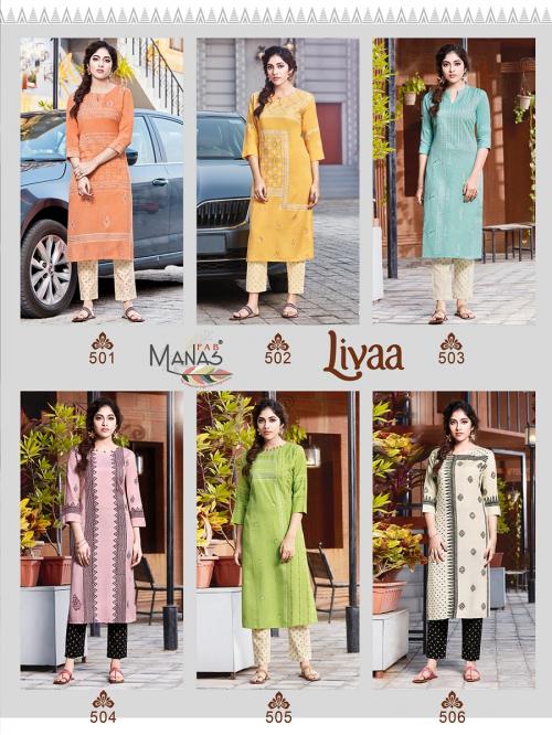 Manas Fab Livaa 501-506 Price - 4650
