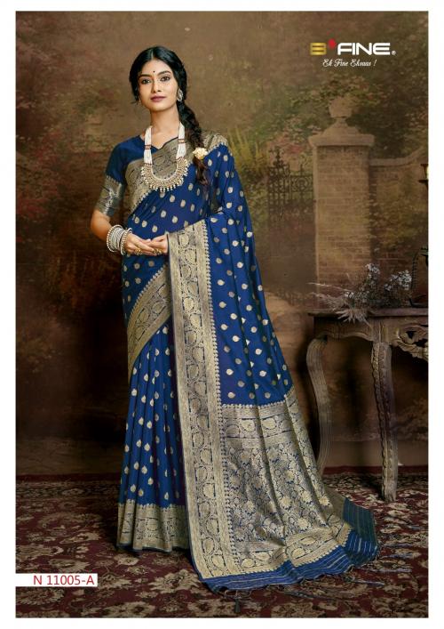 B Fine Saree All Time Hit 11003-A Price - 1175