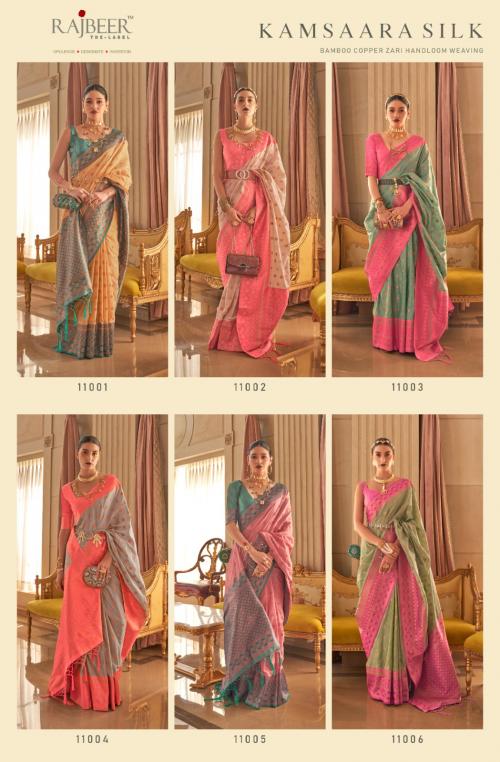Rajbeer Kamsaara Silk 11001-11006 Price - 10950