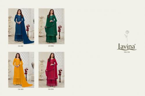 Lavina Fashion 134-001 to 134-004  Price - 8380