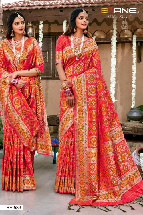 B Fine Saree Patola BF-524 Price - 2795