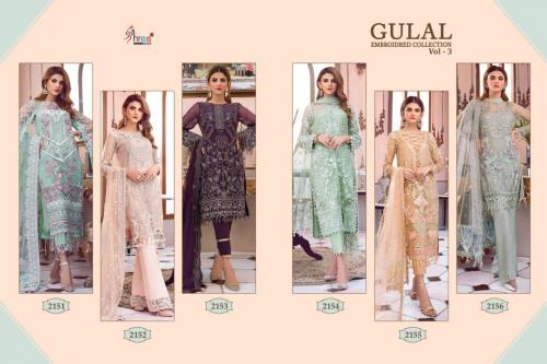 Shree Fabs Gulaal Embroidered Collection 2151-2156 Price - 7794