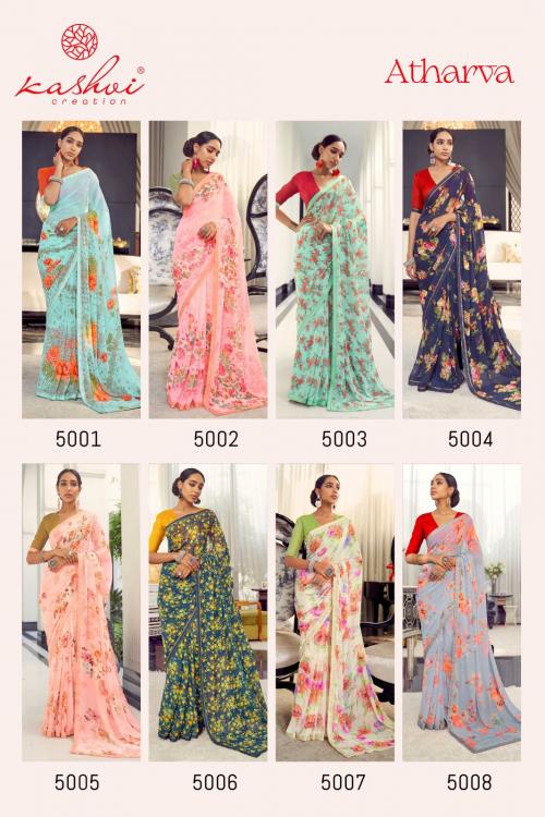 KASHVI CREATION ATHARVA 5001 TO 5008 Price - 3640