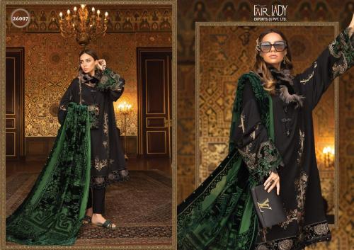 Fair Lady Maria.B.Lawn Collection 26007 Price - Chiffon Dup-725 , Lawn Cotton Dup-775	