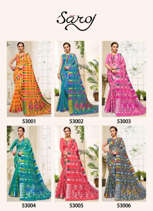 Saroj Saree Sujata 53001-53006 Price - 5760