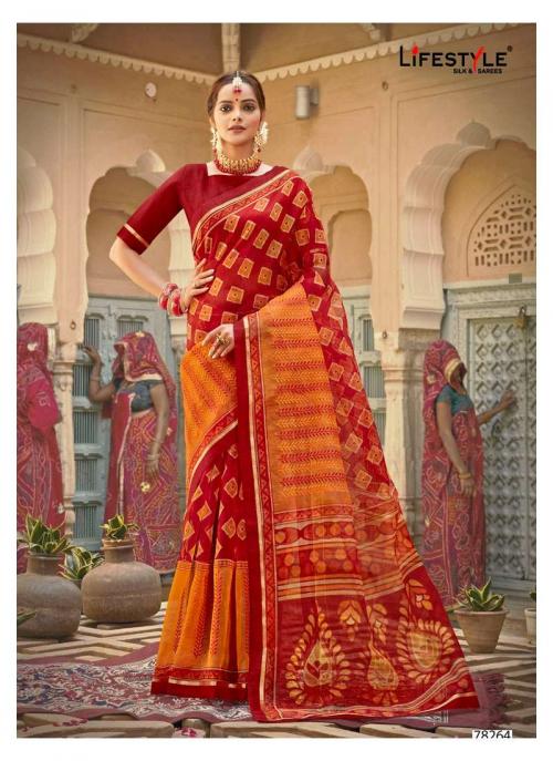 Lifestyle Saree Katha Cotton 78264 Price - 715