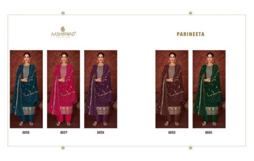 Aashirwad Creation Parineeta 8656-8660 Price - 8225