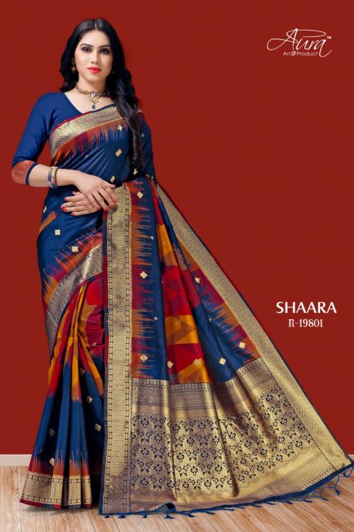 Aura Saree Shaara Silk 19801  Price - 1175