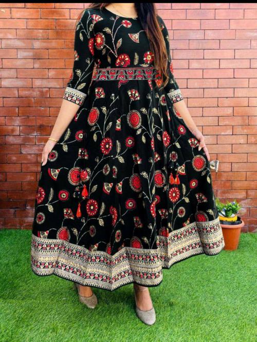 Non Catalog Printed Gown D Price - 799