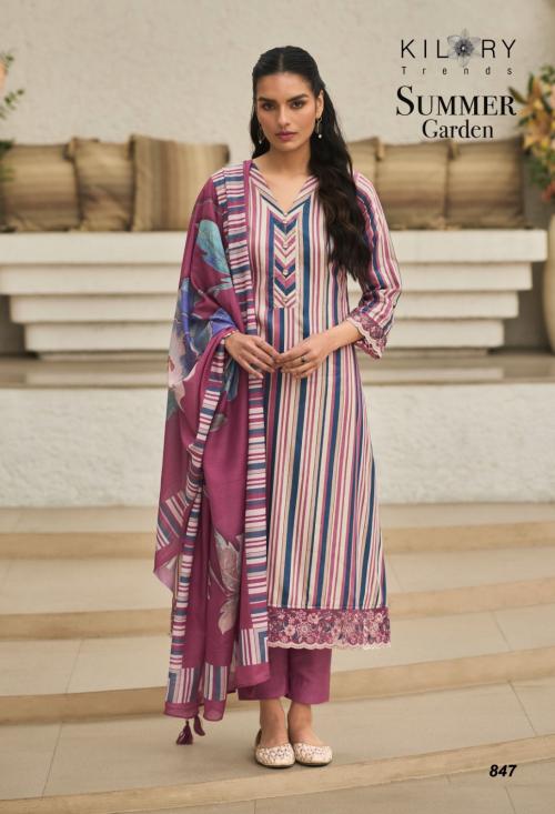 KILORY TRENDZ SUMMER GARDEN 847 Price - 1045