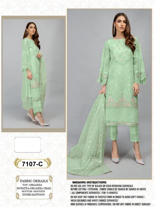 Pakistani Super Hit Designs 7107 C Price - 1299