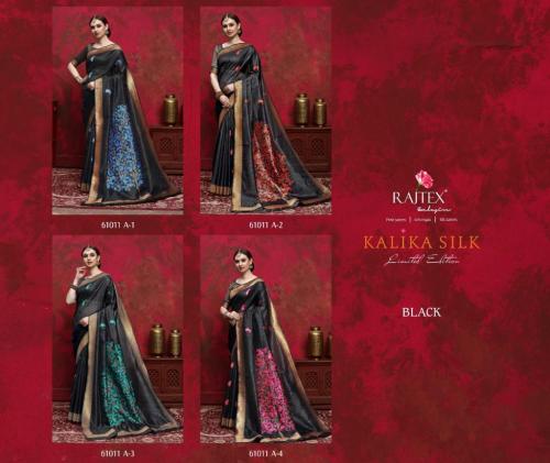 Rajtex Saree Kalika Silk 61011 Colors