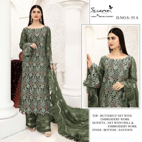 Serene Pakistani Suit S-55-A Price - 1230