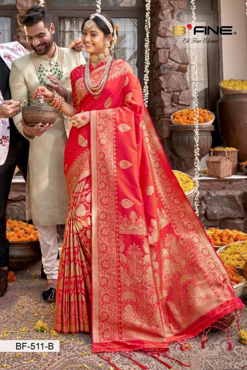 B Fine Saree Parampara BF-511-B Price - 2195