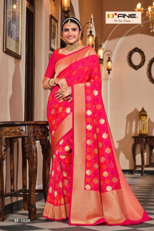 B Fine Saree Ujwala 1034-1039 Series