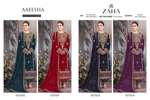 ZAHA AAEESHA 10115-E TO 10015-H Price - 5596