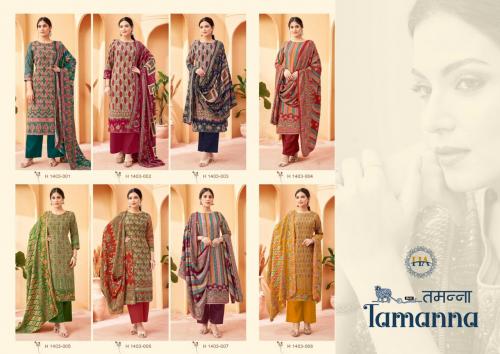 Harshit Fashion Tamanna 1403-001 to 1403-008 Price - 4720