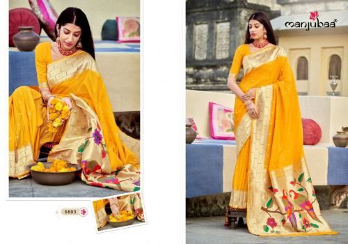 Manjubaa Saree Madhulatha Paithani 6803 Price - 2195