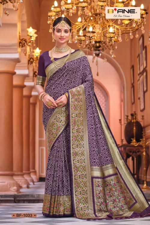 B Fine Saree Roshni 1033 Price - 2170