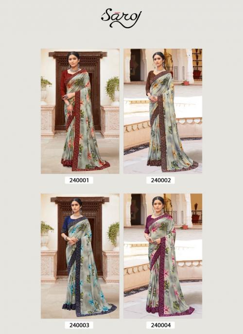 Saroj Saree Shobhnaa 240001-240004 Price - 4800