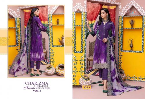 Shree Fab Charizma Signature Chunri Collection 2325 Price - Chiffon Dup-749, Cotton Dup-800
