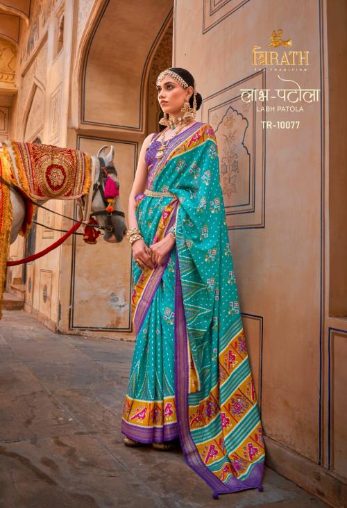 Trirath Labh Patola 10077 Price - 1075