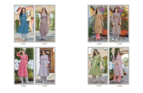 Kessi Fabrics Rangoon Dream Line 2501-2508 Price - 6392