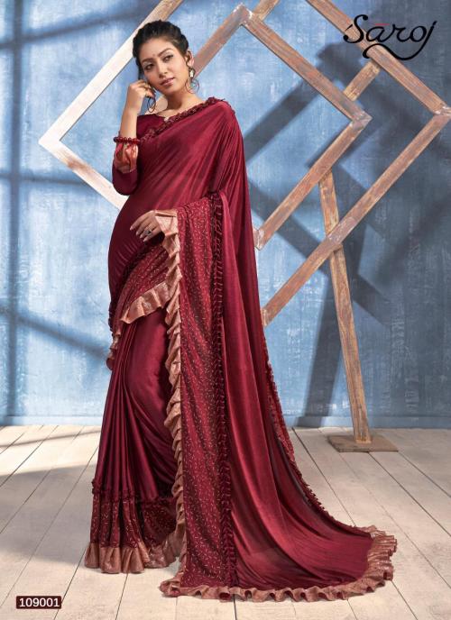 Saroj Saree Sandalwood 109001 Price - 1085