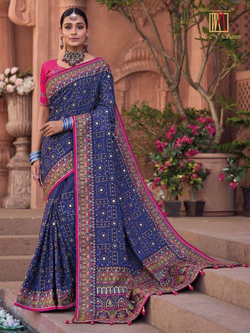 MN Saree Kachhi Work 6206-D Price - 8199