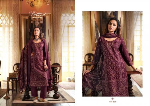 Belliza Designer Cashmera Kaani 848-002 Price - 675