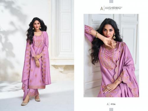 Aashirwad Creation Gulkand Olive 9726 Price - 1750