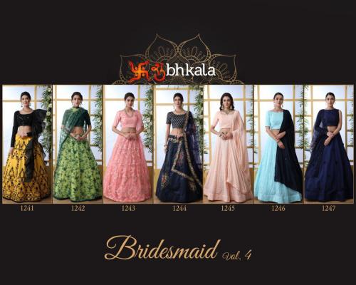 Khusboo Lehenga Bridesmaid Shubhkala 1241-1247 Price - 14000