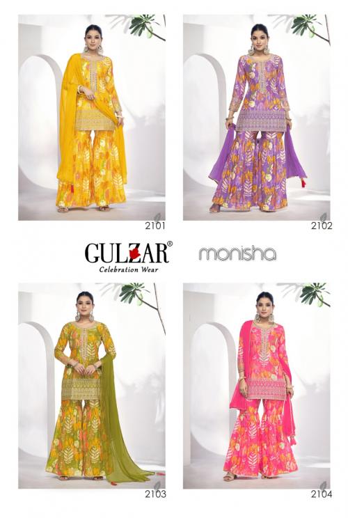 GULZAR MONISHA 2101-2104 Price - 7580