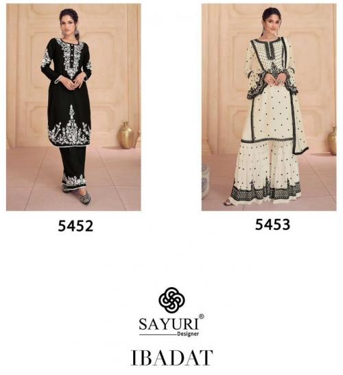 SAYURI DESIGNER IBADAT 5452 TO 5453 Price - 4598