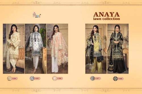 Shree Fabs Ananya Lawn Collection 1184-1188 Price - 5995
