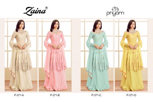 Priyam Fashion Zaina P-371 Colors  Price - 4980